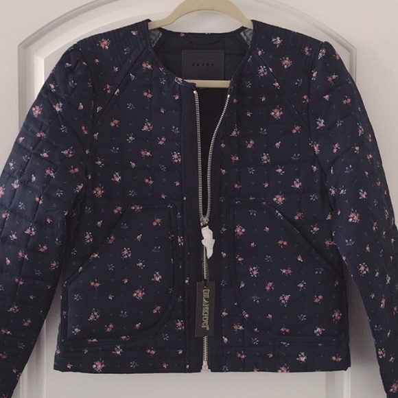 Blank NYC Quilted Bomber Jacket Size Medium - Picture 5 of 17